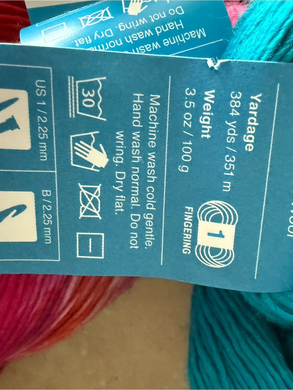 Vibrant Hand-Dyed Yarn Bundle - Red, Multi, Turquoise
